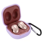 For Samsung Galaxy Buds Live Anti-fall Silicone Earphone Protective Case with Hook