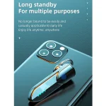 V19S Bluetooth 5.0 Business Style Fingerprint Touch Bluetooth Earphone - Image 3