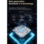 V19S Bluetooth 5.0 Business Style Fingerprint Touch Bluetooth Earphone - Image 7