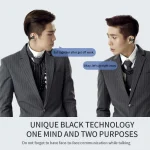 YX08 Ultra-light Ear-hook Wireless V5.0 Bluetooth Earphones Ear Clip Stereo Bluetooth Headset with Mic, Single - Image 12