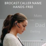 F910 Bluetooth 5.0 Hanging Ear Style Dual Mic Noise Reduction Bluetooth Earphone - Image 4