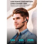 F910 Bluetooth 5.0 Hanging Ear Style Dual Mic Noise Reduction Bluetooth Earphone - Image 8