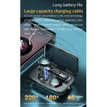 M17 Bluetooth 5.1 LED Display Screen Touch Waterproof Wireless Bluetooth Earphone with Charging Box - Image 7