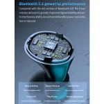 M17 Bluetooth 5.1 LED Display Screen Touch Waterproof Wireless Bluetooth Earphone with Charging Box - Image 8