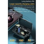 M18 Bluetooth 5.1 LED Display Screen Waterproof Wireless Bluetooth Earphone with Charging Box - Image 16