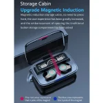 M18 Bluetooth 5.1 LED Display Screen Waterproof Wireless Bluetooth Earphone with Charging Box - Image 5