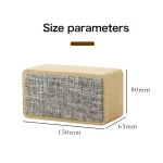 Q2 Double Speaker Wooden Bluetooth Speaker, Q2 - Image 3