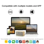 Q2 Double Speaker Wooden Bluetooth Speaker, Q2 - Image 8