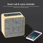 Q4 Wooden Fabric Bluetooth Speaker, Support TF Card & 3.5mm AUX, Q4 - Image 13