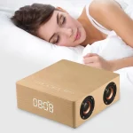 Q5C Multifunctional Wooden Touch Clock Display Bluetooth Speaker, Support TF Card & U Disk & 3.5mm AUX, Q5C - Image 12