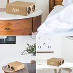 Q5 Wooden Bluetooth Speaker, Support TF Card & 3.5mm AUX, Q5 - Image 9