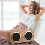 Q7 Subwoofer Wooden Bluetooth Speaker, Support TF Card & U Disk & 3.5mm AUX, Q7 - Image 15