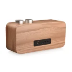 Q7 Subwoofer Wooden Bluetooth Speaker, Support TF Card & U Disk & 3.5mm AUX, Q7 - Image 3