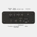 W5C Subwoofer Wooden Clock Bluetooth Speaker, Support TF Card & 3.5mm AUX, Brown Wood, Yellow Wood - Image 5