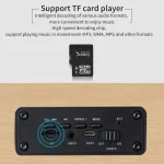 W8C Wooden Clock Subwoofer Bluetooth Speaker, Support TF Card & U Disk & 3.5mm AUX - Image 7