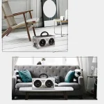 W9 Portable Retro Wooden Bluetooth Speaker, Support TF Card & 3.5mm AUX - Image 13