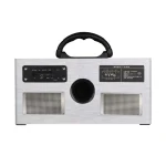 W9 Portable Retro Wooden Bluetooth Speaker, Support TF Card & 3.5mm AUX - Image 3