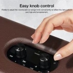 D30 Portable Subwoofer Wooden Bluetooth 4.2 Speaker, Support TF Card & 3.5mm AUX & U Disk Play - Image 11