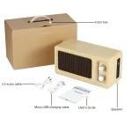 D60 Subwoofer Wooden Bluetooth 4.2 Speaker, Support TF Card & 3.5mm AUX & U Disk Play - Image 3
