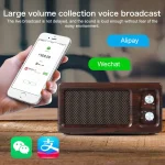 D60 Subwoofer Wooden Bluetooth 4.2 Speaker, Support TF Card & 3.5mm AUX & U Disk Play - Image 9