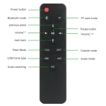 D90 Subwoofer Wooden Bluetooth 4.2 Speaker with Remote Control, Support TF Card & 3.5mm AUX Coaxial & Optical Fiber & U Disk, D90+ Subwoofer - Image 5