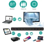 D90 Subwoofer Wooden Bluetooth 4.2 Speaker with Remote Control, Support TF Card & 3.5mm AUX Coaxial & Optical Fiber & U Disk, D90+ Subwoofer - Image 7