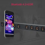 D90 Subwoofer Wooden Bluetooth 4.2 Speaker with Remote Control, Support TF Card & 3.5mm AUX Coaxial & Optical Fiber & U Disk, D90+ Subwoofer - Image 9