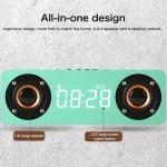 M5 Subwoofer Wooden Bluetooth 4.2 Speaker, Support TF Card & 3.5mm AUX & FM - Image 3