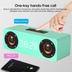 M5 Subwoofer Wooden Bluetooth 4.2 Speaker, Support TF Card & 3.5mm AUX & FM - Image 8