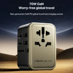 MOMAX 1-World UA8 PD 70W Fast Charger Power Adapter, UA8 - Image 7