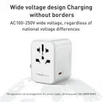 MOMAX 1-World UA9 PD 35W Fast Charger Power Adapter, UA9 - Image 4