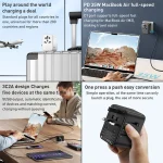 MOMAX 1-World UA9 PD 35W Fast Charger Power Adapter, UA9 - Image 6