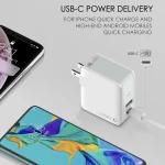 LDNIO A4403C 30W PD + Auto-id Foldable Fast Travel Charger with 1m Micro USB Cable, EU Plug, with Micro USB Cable, 30W with Micro USB Cable - Image 8