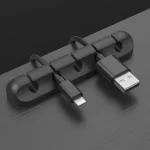 QS-357 3 PCS Desktop Charging Data Cable Organizer Winder Set - Image 5