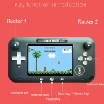 RS-52FC PSP 4.0 inch Pocket Console Handheld Game Player, Support 208 NES Classical Games - Image 8