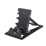 Multi-function Folding Stainless Steel Tool Card Bottle Opener Phone Holder - Image 2