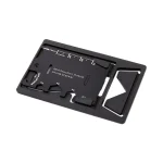 Multi-function Folding Stainless Steel Tool Card Bottle Opener Phone Holder - Image 3