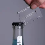 Multi-function Folding Stainless Steel Tool Card Bottle Opener Phone Holder - Image 7