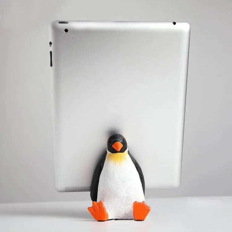 HC3647_4.webp Keepwood KW-0142 Penguin Shape Creative Universal Desktop Tablet Holder Bracket - Image 5