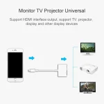 8 Pin to HDMI HDTV Projector Video Adapter Cable for iPhone - Image 4