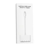 NK-103C 4 In 1 8 Pin to HDMI Multi-function Mobile Phone Converter Adapter, NK-103C - Image 4