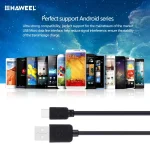 3 PCS HAWEEL 1m High Speed Micro USB to USB Data Sync Charging Cable Kits For Galaxy, Huawei, Xiaomi, LG, HTC and other Smart Phones - Image 6