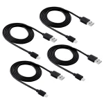 4 PCS HAWEEL 1m High Speed 8 pin to USB Sync and Charging Cable Kit for iPhone, iPad(Black) - Image 2