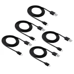 5 PCS HAWEEL 1m High Speed 8 pin to USB Sync and Charging Cable Kit for iPhone, iPad(Black) - Image 2