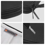 HAWEEL Electronic Organizer Double Layers Storage Bag for Cables, Charger, Power Bank, Phones, Earphones, Double Layers Organizer - Image 4