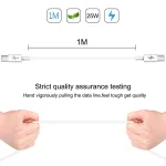 HAWEEL 25W 3A Type-C / USB-C to Type-C / USB-C PD Fast Charging Data Cable, Length: 1m - Image 3