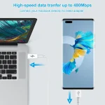 HAWEEL 25W 3A Type-C / USB-C to Type-C / USB-C PD Fast Charging Data Cable, Length: 2m - Image 6