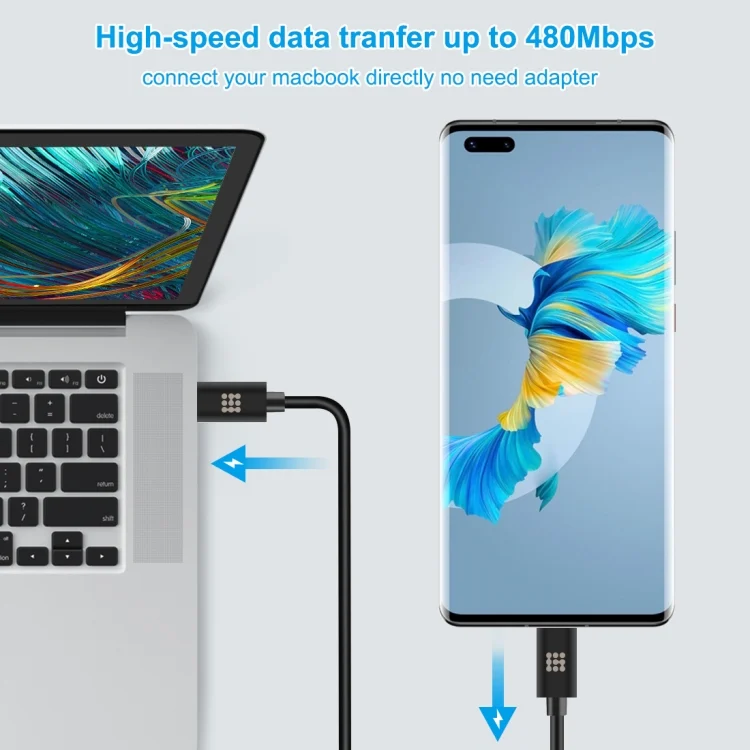HWL4041_5.webp HAWEEL 1m 25W 3A Type-C / USB-C to Type-C / USB-C Fast Charging Data Cable with OTG - Image 6