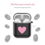 Heart Pattern Apple Wireless Earphones Charging Box Dust-proof Shockproof Outdoor Protective Case for Airpods, 5 - Image 3