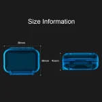 KZ ABS Resin Waterproof and Shockproof Sleeve Portable Earphone Storage Box - Image 3